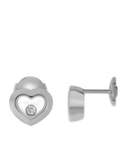 Chopard Happy Diamonds earrings 18kt white gold, imported from the UK