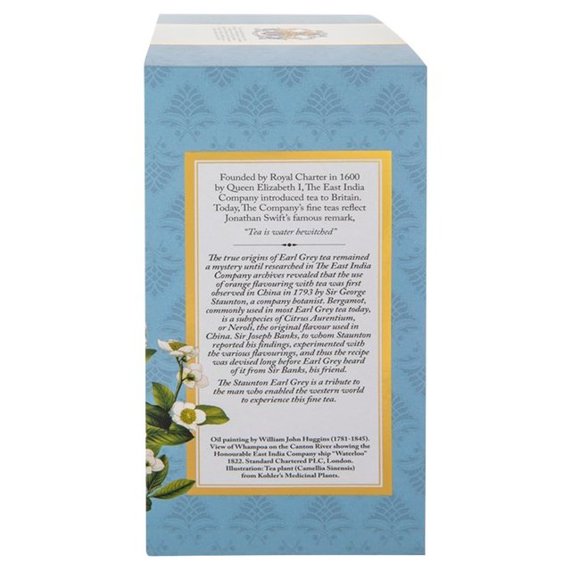 The East India Company Staunton Earl Grey Tea Sachets 20 per pack GOODS M&S
