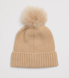 Moncler children's virgin wool pom-pom beanie, imported from the UK