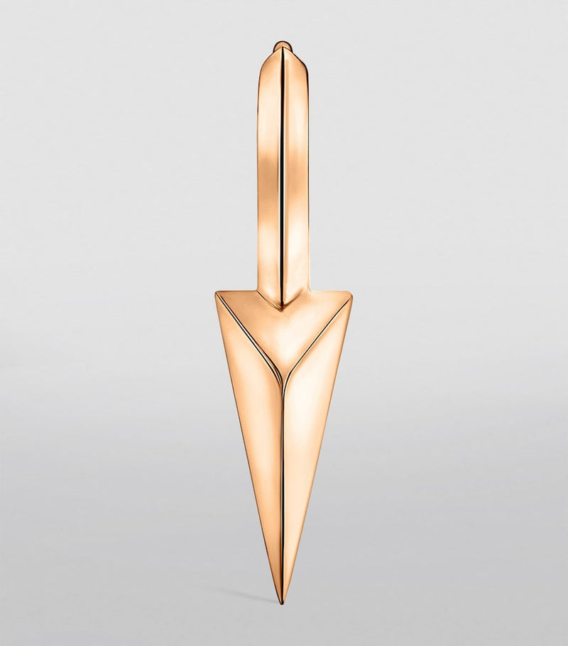 Maria Tash faceted spike hoop earring 6.5mm - British product