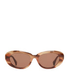 Max Mara oval sunglasses in tortoiseshell acetate (British brand)
