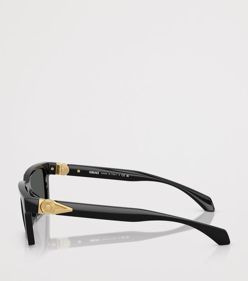 Versace rectangular acetate sunglasses - British product