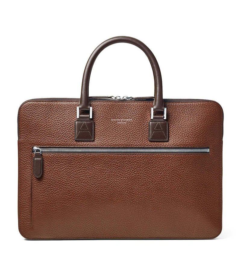Aspinal of London leather Connaught briefcase, UK version