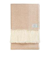 Harrods Araminta Campbell Alpaca-Blend Woodland Inkcap Throw 150cm x 230cm- Buy online at McGrocer