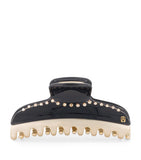 Alexandre de Paris gold-plated crystal-embellished claw hair clip, UK version