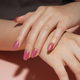 Bluesky gel polish Lola Glows coral pink - British product