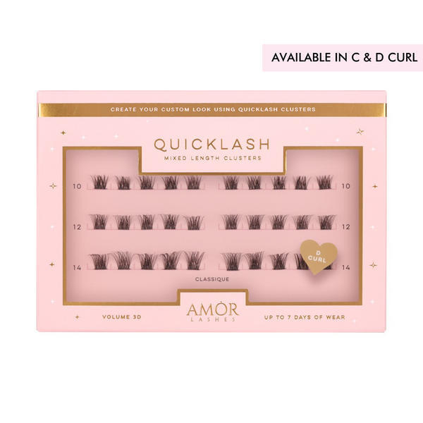 House of Amor false eyelash clusters Classique C Curl 30pcs , UK version