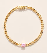 Harrods Anita Ko Yellow Gold and Sapphire Chain Bracelet- Buy online at McGrocer