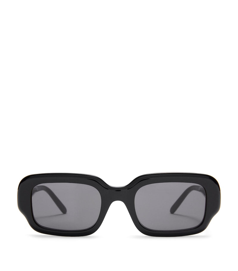 LOEWE acetate rectangular slim sunglasses, UK version