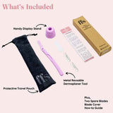FFS Beauty Dermaplaning Facial Kit Flamingo Pink - British product