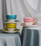 Wedgwood Bacchus teacup and saucer with 175ml capacity (British brand)