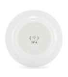 GINORI 1735 green porcelain soup plate 24cm, UK version