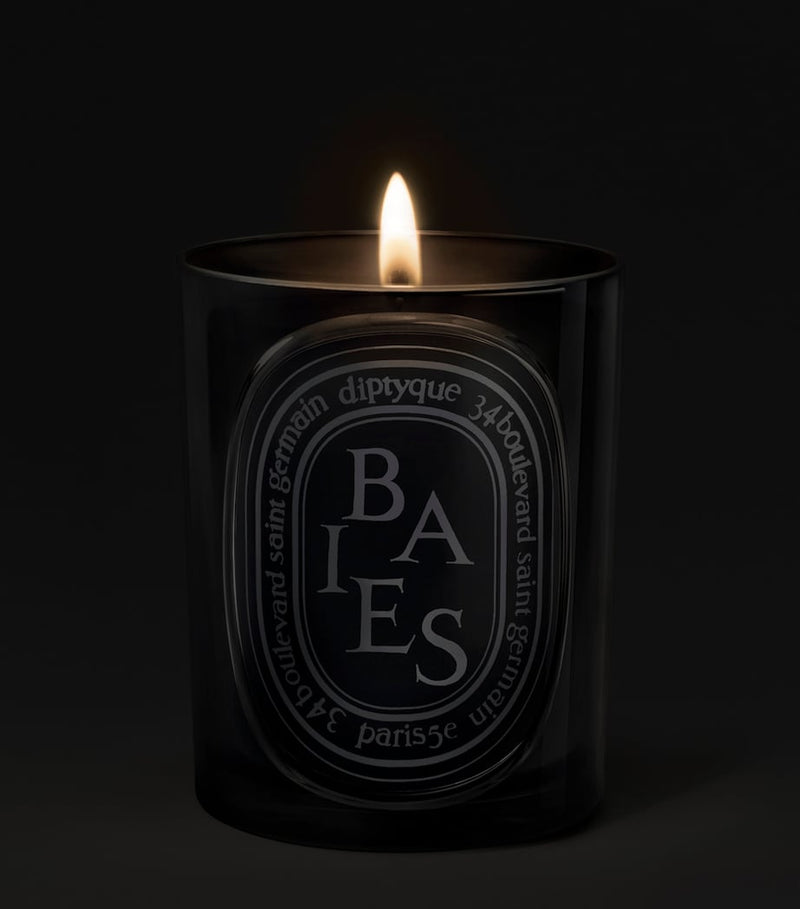 Diptyque Baies candle 300g three-wick dark porcelain (British brand)