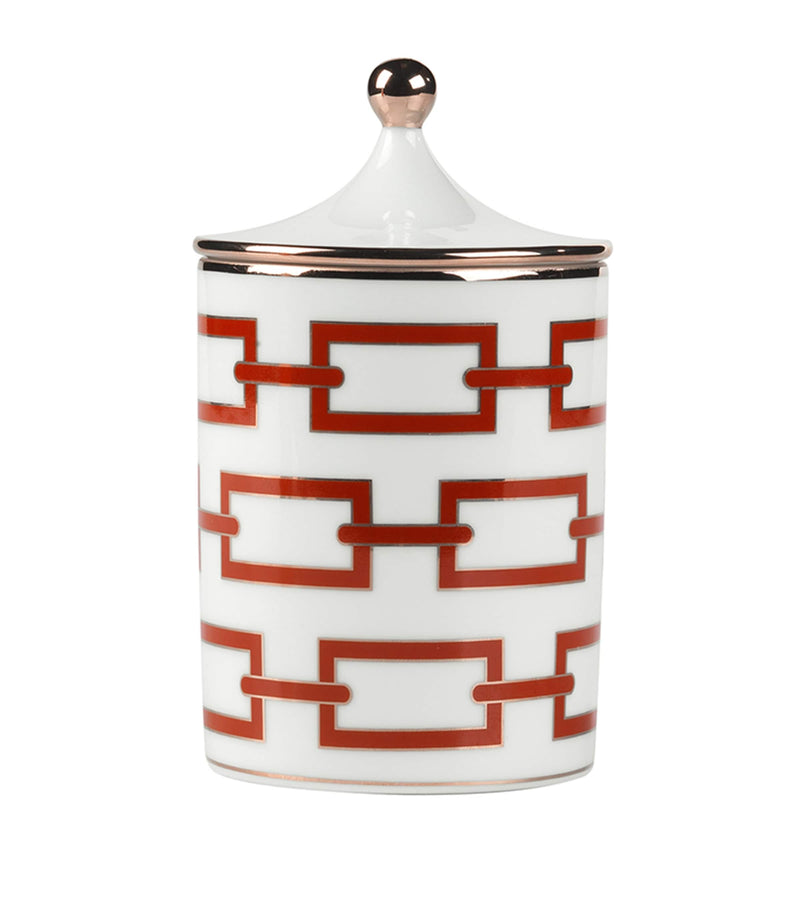 GINORI 1735 Catene Scarlatto candle 300g, UK version