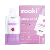 Holland & Barrett Zooki Liposomal Vitamin D3 + K2 3,000iu Mixed Berry Liquid Supplement Sachets 14 Sachets- Buy online at McGrocer