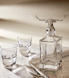 Deakin & Francis crystal longhorn bull decanter 650ml - British product