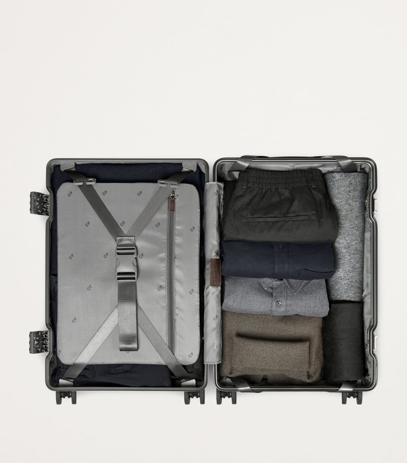 Carl Friedrik Carry-On X polycarbonate suitcase 55cm, UK version