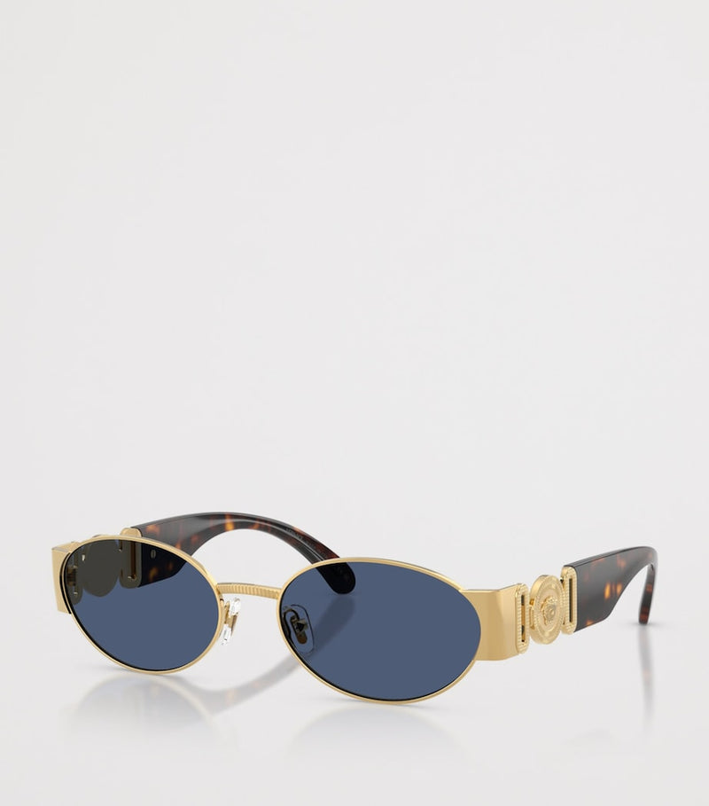 Versace steel oval sunglasses - British product