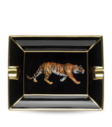 Harrods Halcyon Days Tiger Trinket Tray Handcrafted Bone China Decorative Tray- Buy online at McGrocer
