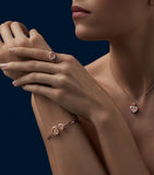 Chopard Happy Diamonds ring 18k rose gold, imported from the UK