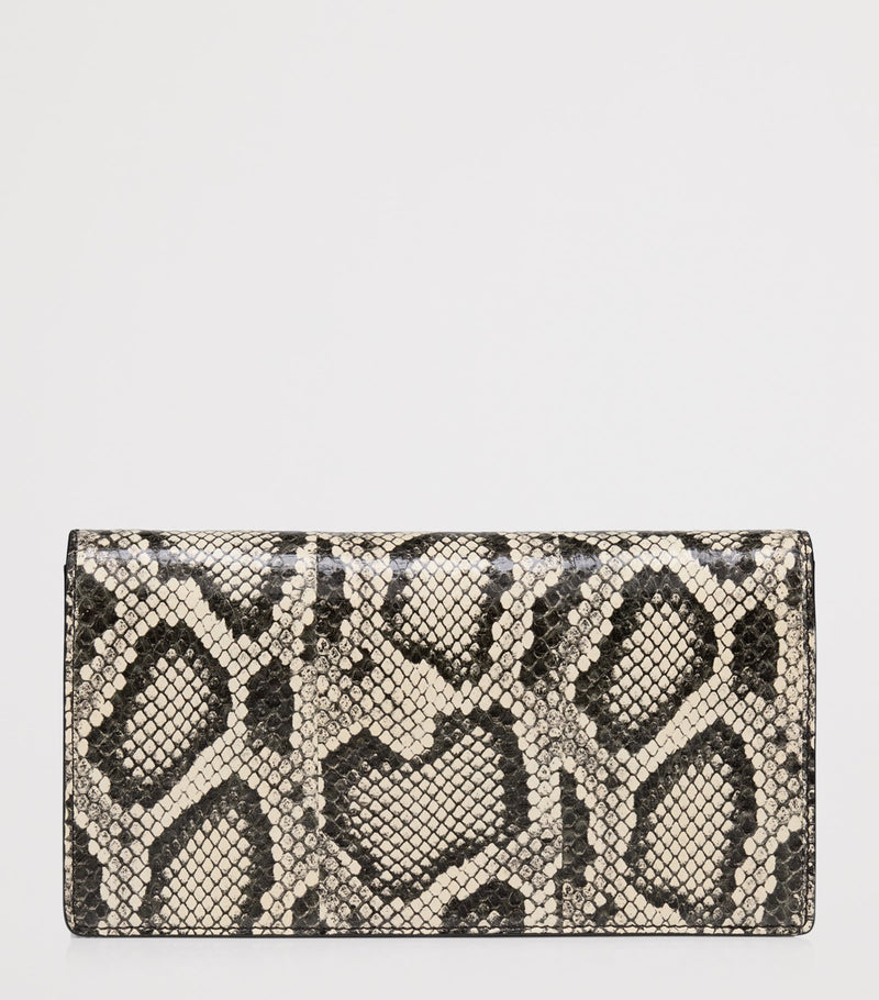 Christian Louboutin Bettina snakeskin clutch bag (British brand)