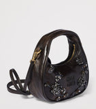 Miu Miu handbag Mini Leather Wander Top-Handle compact, imported from the UK