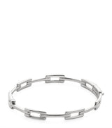 Harrods Monica Vinader Sterling Silver Signature Link Slim Bangle- Buy online at McGrocer