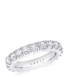 Graff classic eternity ring platinum diamonds - British product