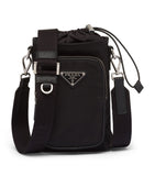 Prada Re-Nylon cross-body phone case, imported from the UK
