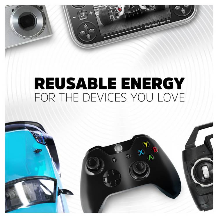 Energizer Rechargeable Power Plus AA battery pack of 4 - British product