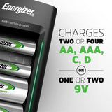 Energizer universal battery charger for AA AAA C D 9V (British brand)