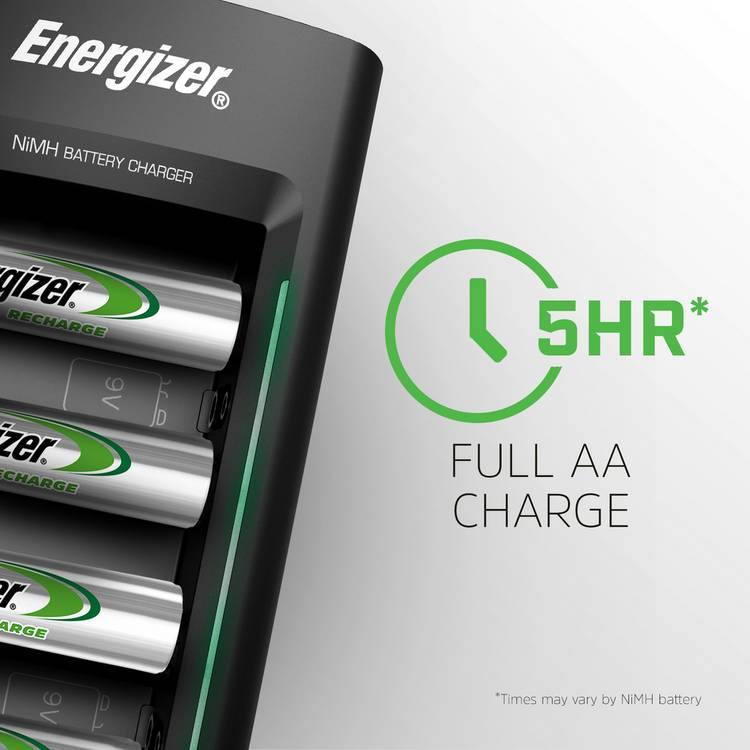 Energizer universal battery charger for AA AAA C D 9V (British brand)