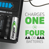 Energizer battery charger with 4 AA batteries - British product