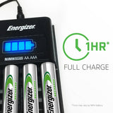 Energizer battery charger with 4 AA batteries - British product