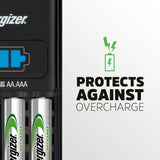 Energizer battery charger with 4 AA batteries - British product