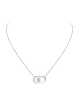 Harrods Messika So Move White Gold and Diamond Necklace (0.12ct)- Buy online at McGrocer