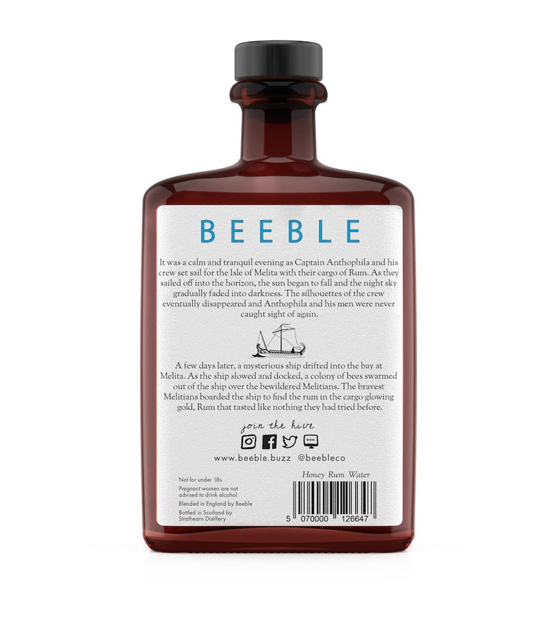 Beeble Swarm Honey Rum Liqueur 50cl - British product
