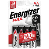 Argos Energizer Max AA Batteries Pack of 4- Buy online at McGrocer