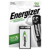 Argos Energizer Rechargeable Power Plus 9V Battery 175mAh- Buy online at McGrocer