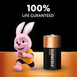 Duracell Plus Alkaline C batteries 2-pack, imported from the UK