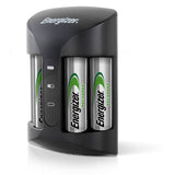 Energizer battery charger with 4 AA batteries, UK version