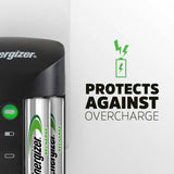 Energizer battery charger with 4 AA batteries, UK version