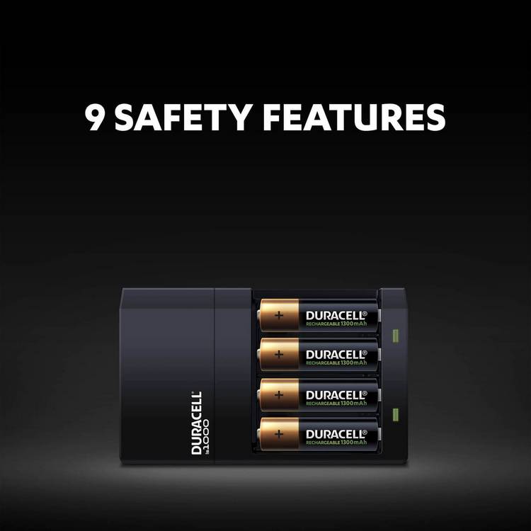 Duracell AA AAA battery charger 4-hour (British brand)