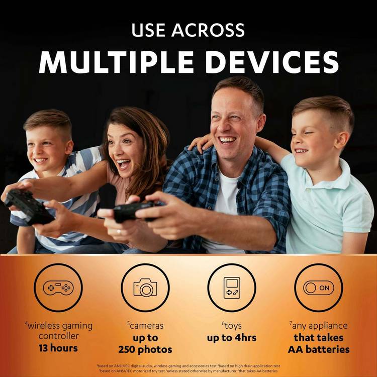Duracell Plus AA rechargeable batteries pack of 4 - British product
