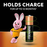 Duracell Plus AA rechargeable batteries pack of 4 - British product