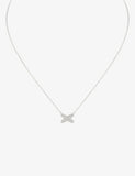 Chaumet Jeux de Liens 18-carat white gold diamond pendant necklace, UK version
