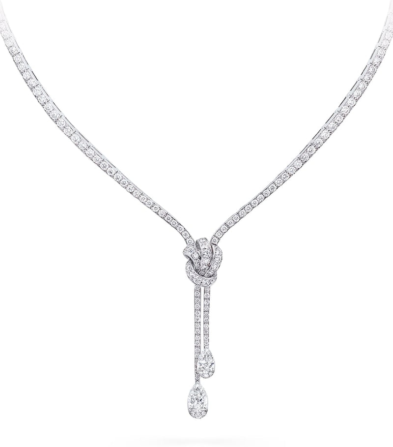 Graff Tilda's Bow pendant necklace, imported from the UK