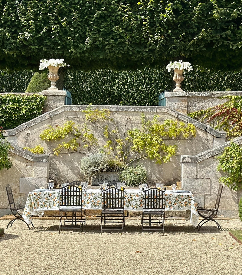 Summerill & Bishop Linen L'Orangerie Tablecloth 380cm x 165cm (British brand)