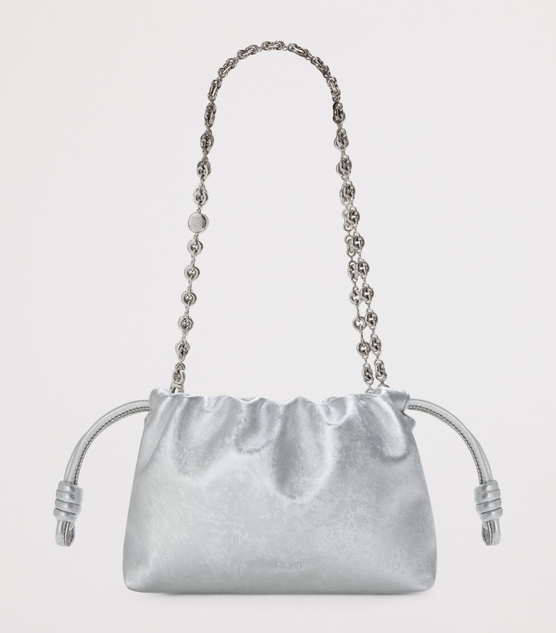 LOEWE Flamenco Mini leather clutch bag, imported from the UK