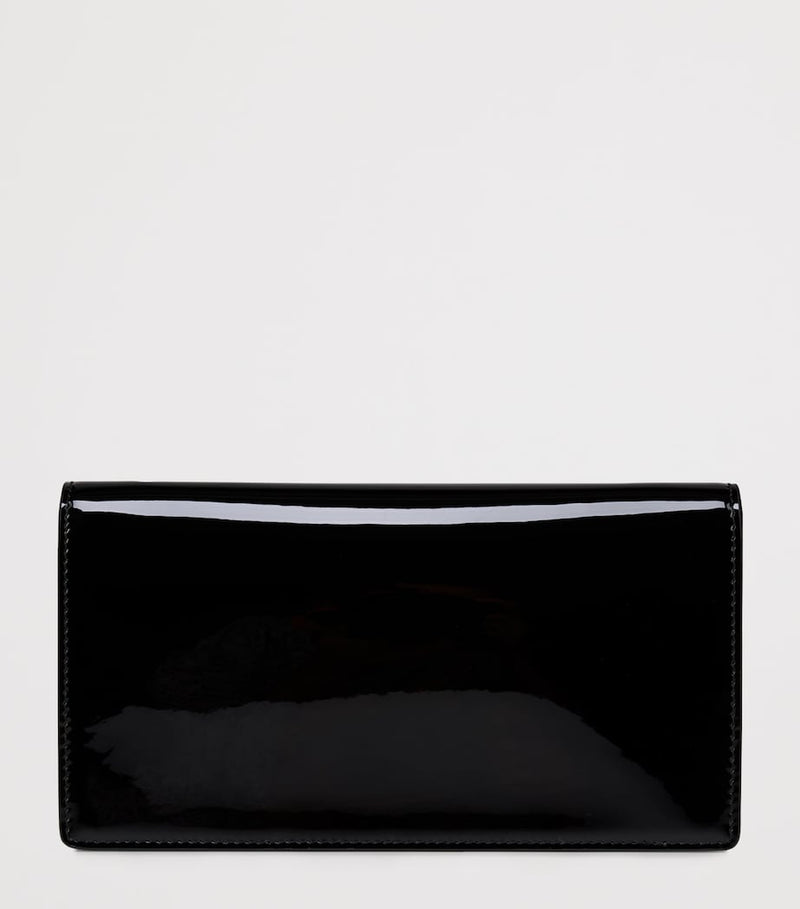 Christian Louboutin Bettina patent leather clutch bag (British brand)